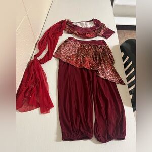 Girls’ Size 7 (approximately) Belly Dancer Costume